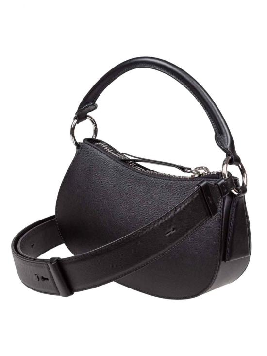 25FW 마르지엘라 지퍼 호보 백 SB1WD0032P7275T8013 Black - MAISON MARGIELA