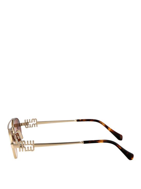 25FW 미우미우 선글라스 0MU54ZSZVN70D Gold - MIU MIU