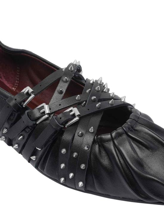  아쉬 플랫 슈즈 BRENDAH03 Black - ASH