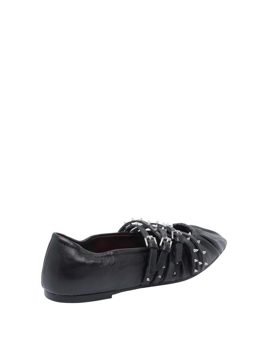  아쉬 플랫 슈즈 BRENDAH03 Black - ASH