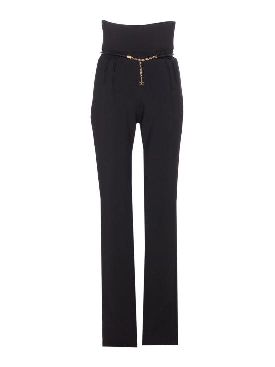 25FW 엘리자베타프랜치 스트레이트 팬츠 PA13457E2110 Black - ELISABETTA FRANCHI