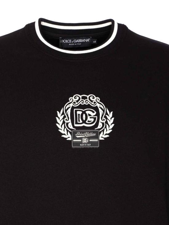  돌체앤가바나 긴팔 티셔츠 G9BIQZHU7DUN0000 Black - DOLCE & GABBANA