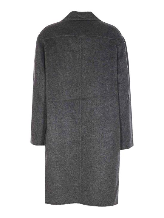 25FW 아미 울 벨티드 코트 HCO471WV0022055 Grey - AMI