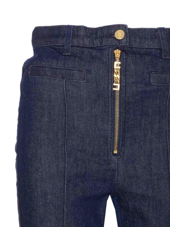  엘리자베타프랜치 스트레이트 팬츠 PJ05D56E2104 Blue - ELISABETTA FRANCHI