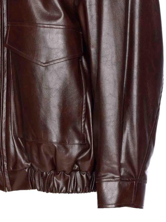  MM6 메종마르지엘라 인조 가죽 재킷 SH0AM0065M35465144 Red - MM6 MAISON MARGIELA