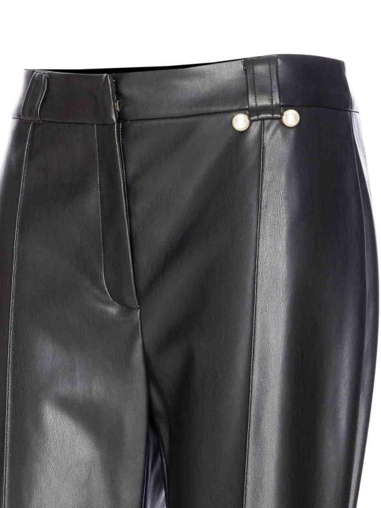  리우조 가죽 팬츠 CF5016E062422222 Black - LIU JO