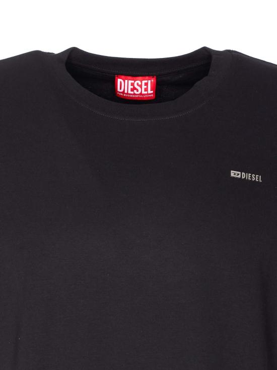  디젤 반팔 티셔츠 A196460AIJU9XX Black - DIESEL
