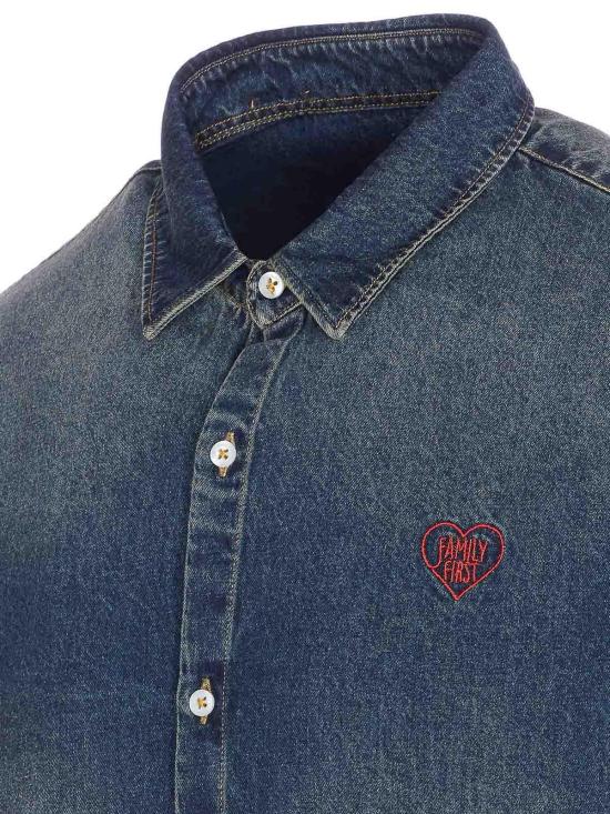  패밀리퍼스트 밀라노 데님 셔츠 SHS2504LIGHTBLUE Blue - FAMILY FIRST MILANO