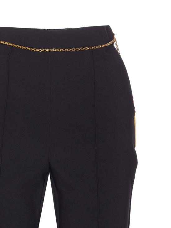 25FW 엘리자베타프랜치 스트레이트 팬츠 PA14157E2110 Black - ELISABETTA FRANCHI