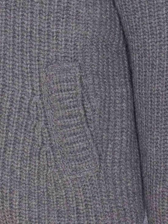  에르노 콘 스티치 울 가디건 MC000150U700169460 Grey - HERNO