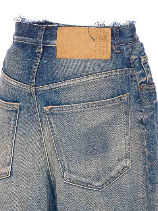  MM6 메종마르지엘라 스트레이트 팬츠 S52LA0266M30017962 Blue - MM6 MAISON MARGIELA