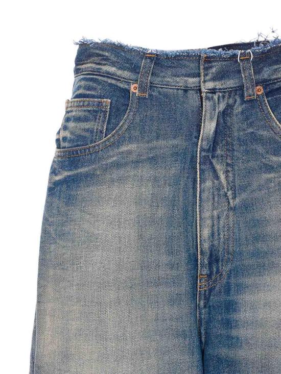  MM6 메종마르지엘라 스트레이트 팬츠 S52LA0266M30017962 Blue - MM6 MAISON MARGIELA