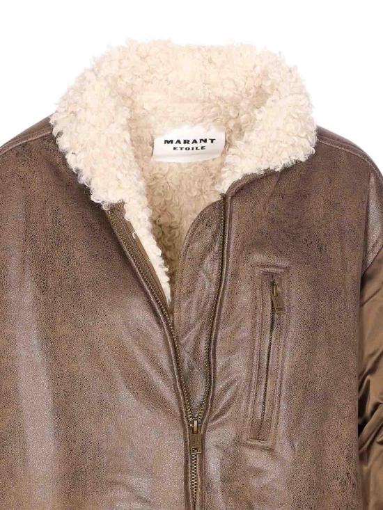  이자벨마랑에뚜왈 EVINA 에비나 지퍼 캐주얼 자켓 EVINA 에비나 지퍼 캐주얼  MA0426FBC3C01E67KI Green - ISABEL MARANT ETOILE