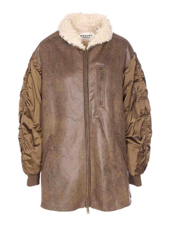  이자벨마랑에뚜왈 EVINA 에비나 지퍼 캐주얼 자켓 EVINA 에비나 지퍼 캐주얼  MA0426FBC3C01E67KI Green