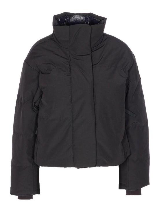 25FW 캐나다구스 그랜드뷰 크롭드 재킷 블랙 라벨 2266WB9061 BLACK