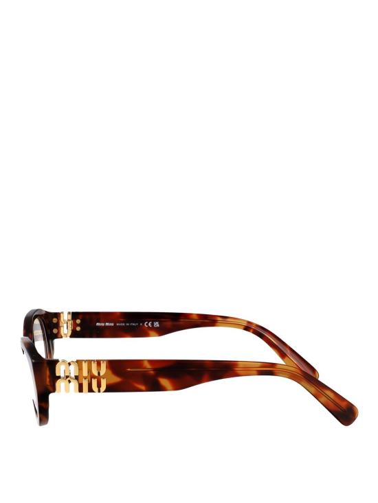 25FW 미우미우 안경 0MU03WV21C1O1 Brown - MIU MIU