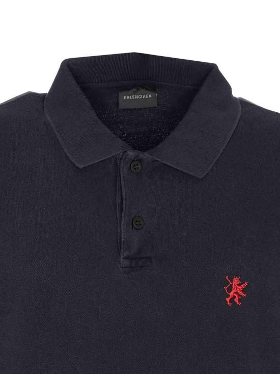 25FW 발렌시아가 폴로 티셔츠 850357TTVH21055 Black - BALENCIAGA