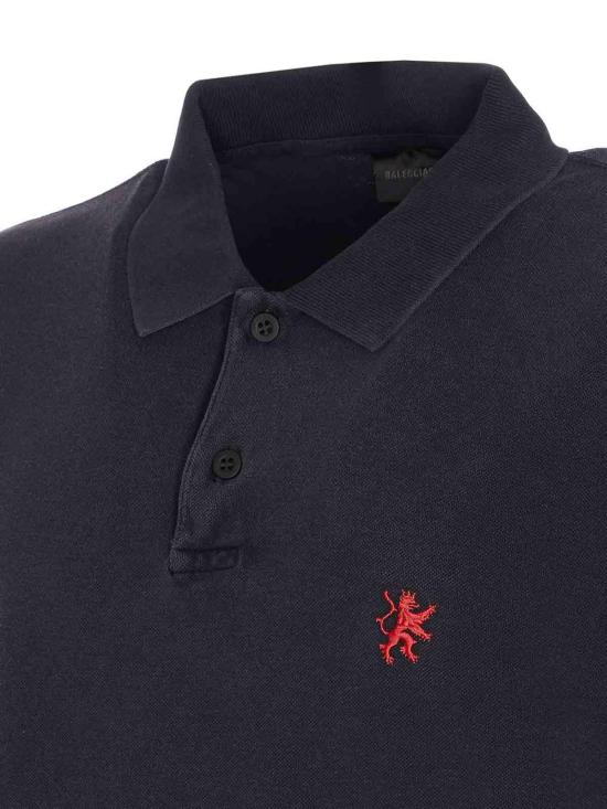 25FW 발렌시아가 폴로 티셔츠 850357TTVH21055 Black - BALENCIAGA