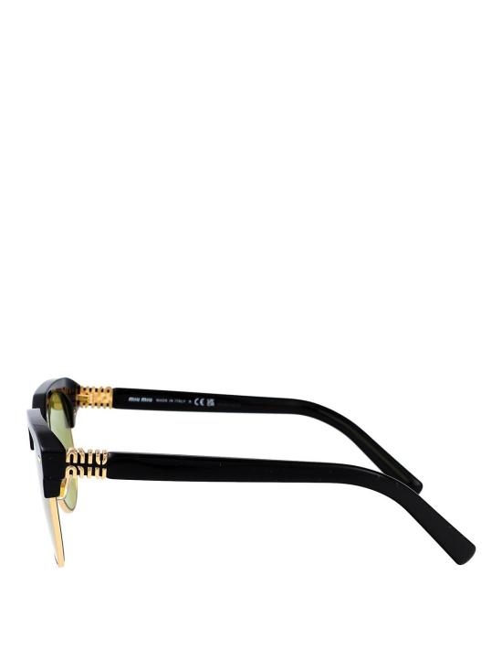 25FW 미우미우 선글라스 0MU09ZS1AB07O Black - MIU MIU