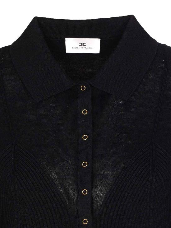 25FW 엘리자베타프랜치 가디건 MK36S57E2110 Black - ELISABETTA FRANCHI