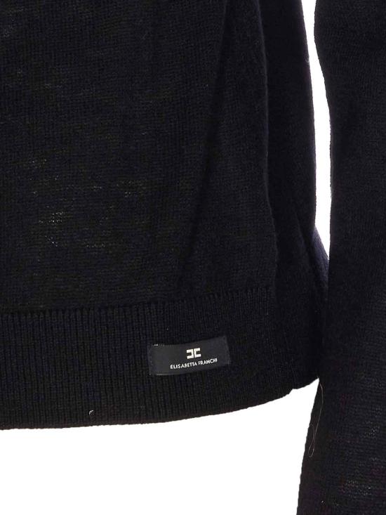 25FW 엘리자베타프랜치 가디건 MK36S57E2110 Black - ELISABETTA FRANCHI