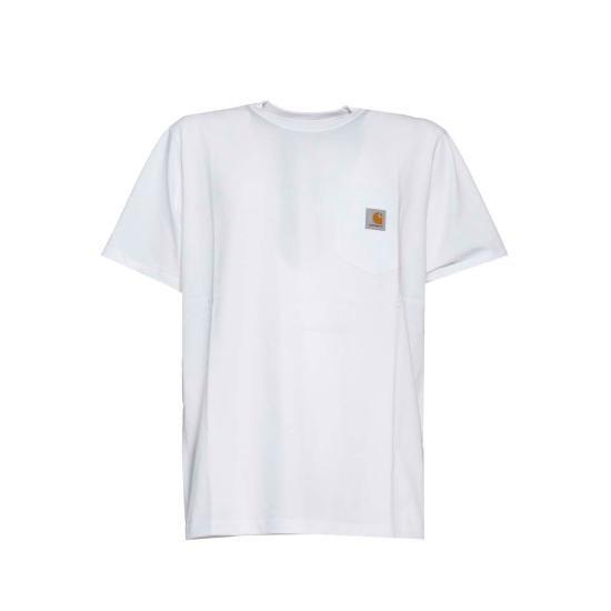 25FW 칼하트 WIP 반팔 티셔츠 I030434 02XX White - CARHARTT WIP