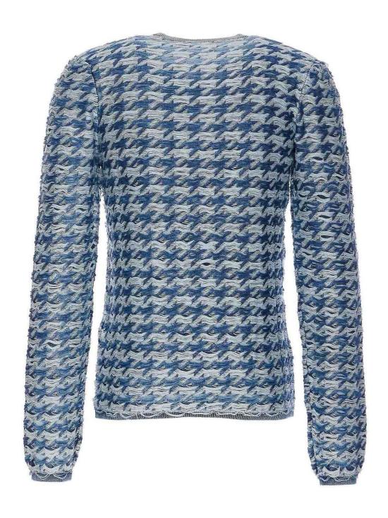  디젤 K 안델레로 하운즈투스 크루 넥 스웨터 A214390EGCA8ATA Blue - DIESEL