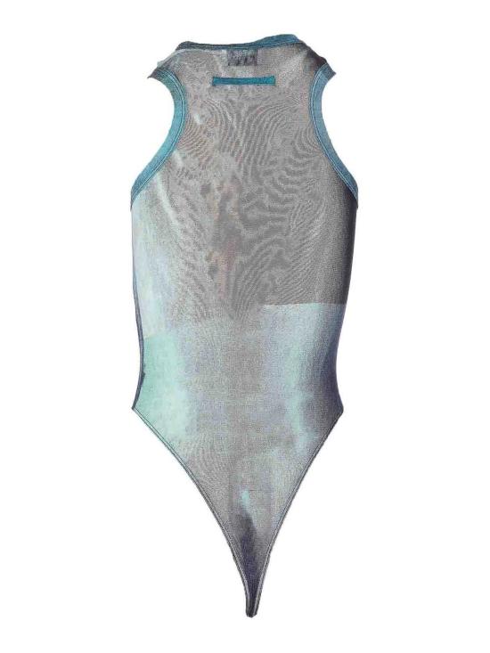 25FW 장 폴 고티에 민소매 티셔츠 TO309M004P5557 Blue - JEAN PAUL GAULTIER