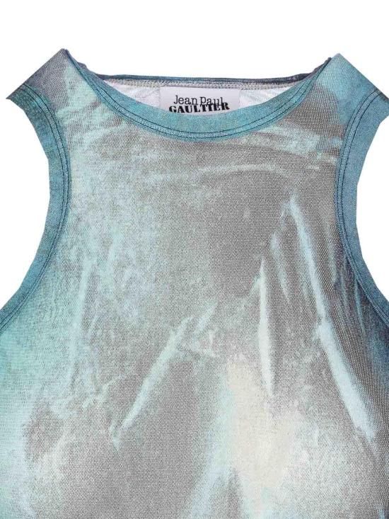 25FW 장 폴 고티에 민소매 티셔츠 TO309M004P5557 Blue - JEAN PAUL GAULTIER
