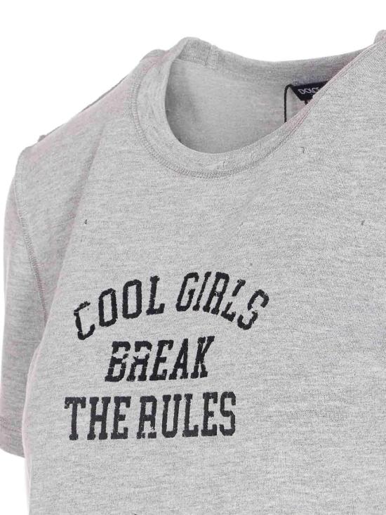 25FW 돌체앤가바나 반팔 티셔츠 F8V89TGDDGHS9000 Grey - DOLCE & GABBANA