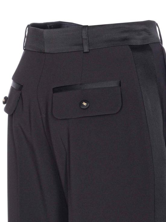 25FW 엘리자베타프랜치 스트레이트 팬츠 PA12656E2110 Black - ELISABETTA FRANCHI