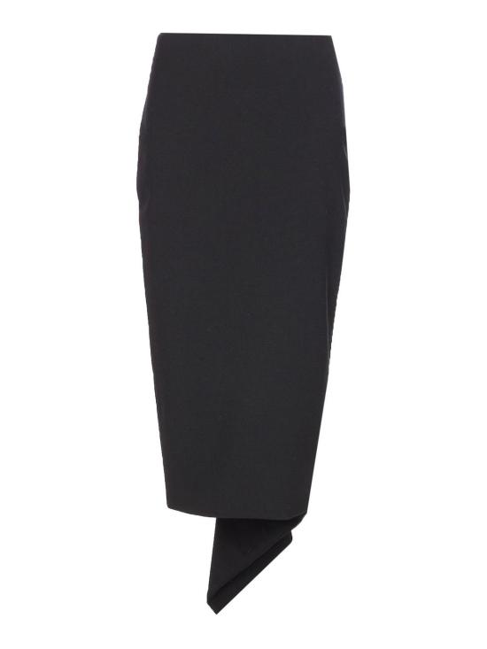 25FW 더 레이티스트 미디 스커트 9001W0206T0002 Black