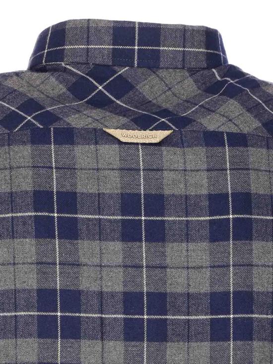 25FW 울리치 긴팔 셔츠 CFWOSI2001MRUT505830037 Blue - WOOLRICH