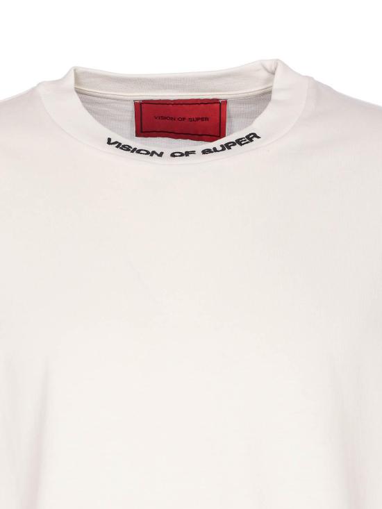 25FW 비전오브슈퍼 반팔 티셔츠 VS024TEOFFWHITERED White - VISION OF SUPER