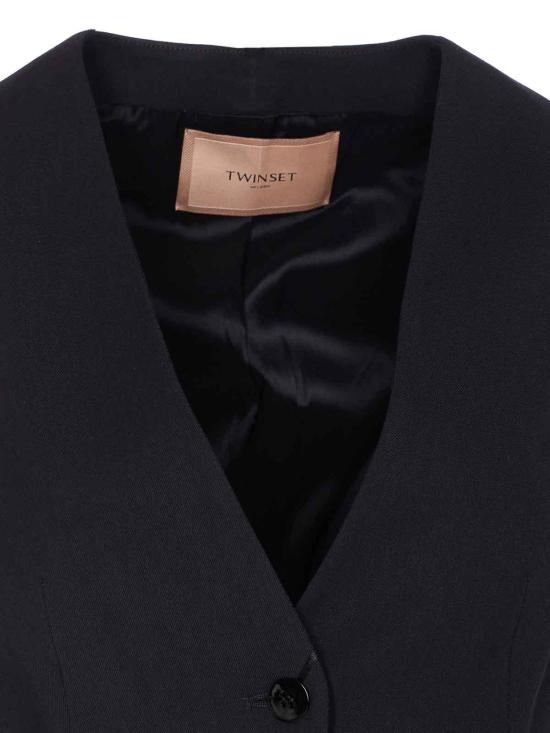 26FW 트윈셋 베스트 252TP262100006 Black - TWINSET