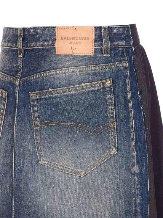 25FW 발렌시아가 미디 스커트 838770TST051000 Black - BALENCIAGA