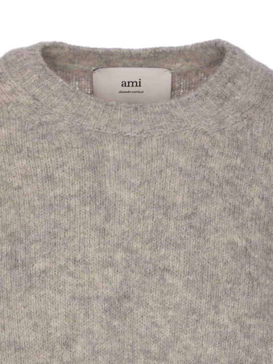 25FW 아미 스웨터 HKS824KN0021050 Grey - AMI
