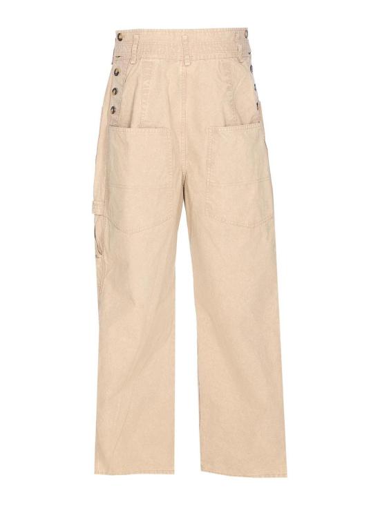  이자벨마랑에뚜왈 스트레이트 팬츠 PA0552FAC3G02E23EC Beige - ISABEL MARANT ETOILE