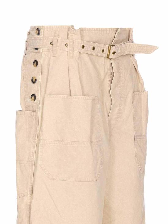  이자벨마랑에뚜왈 스트레이트 팬츠 PA0552FAC3G02E23EC Beige - ISABEL MARANT ETOILE
