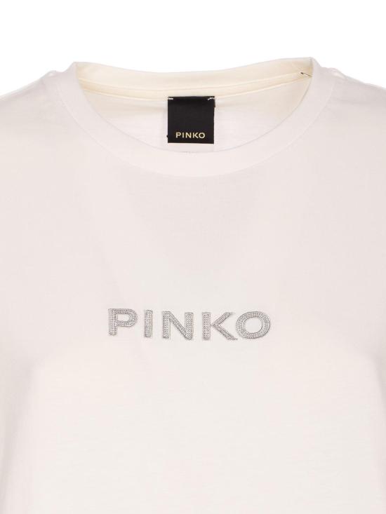 25FW 핑코 반팔 티셔츠 105526A2S1Z05 White - PINKO