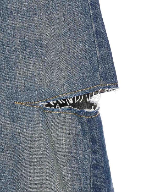 25FW 마르지엘라 컷아웃 진 S51LA0051M30016963 Blue - MAISON MARGIELA