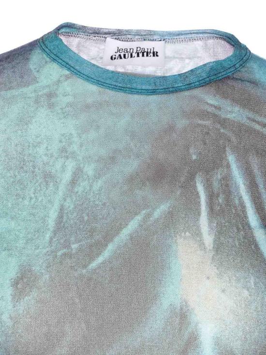 25FW 장 폴 고티에 민소매 티셔츠 TO310M004P5557 Blue - JEAN PAUL GAULTIER
