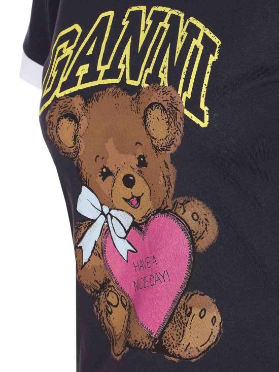 25FW 가니 반팔 티셔츠 T4335252 Grey - GANNI