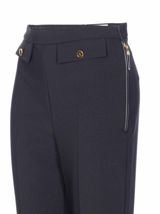 25FW 엘리자베타프랜치 스트레이트 팬츠 PA12056E2110 Black - ELISABETTA FRANCHI