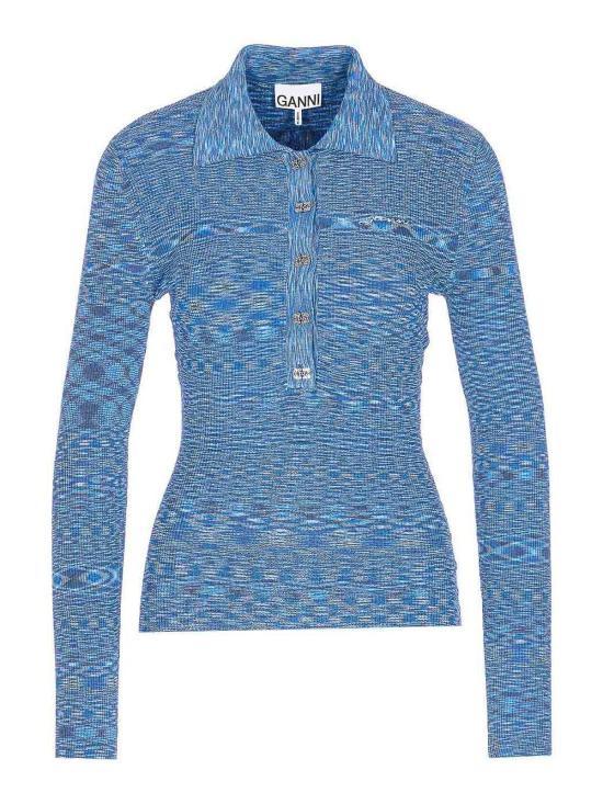  가니 폴로 티셔츠 K2564745 Blue