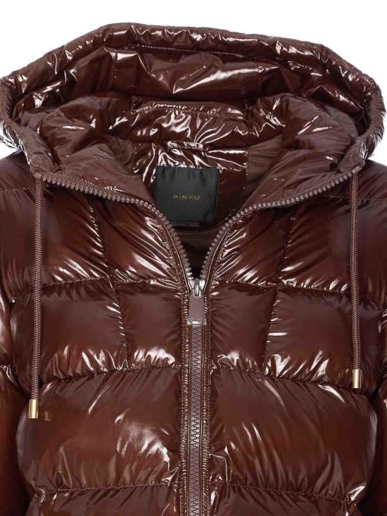 핑코 숏패딩 101597A2P7M22 Brown - PINKO