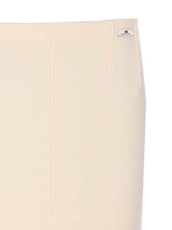25FW 엘리자베타프랜치 미디 스커트 GK19S56E2DZ9 White - ELISABETTA FRANCHI