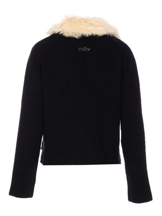 25FW 마르니 무스탕 GIMD0025NQUFWH2700N99 Black - MARNI