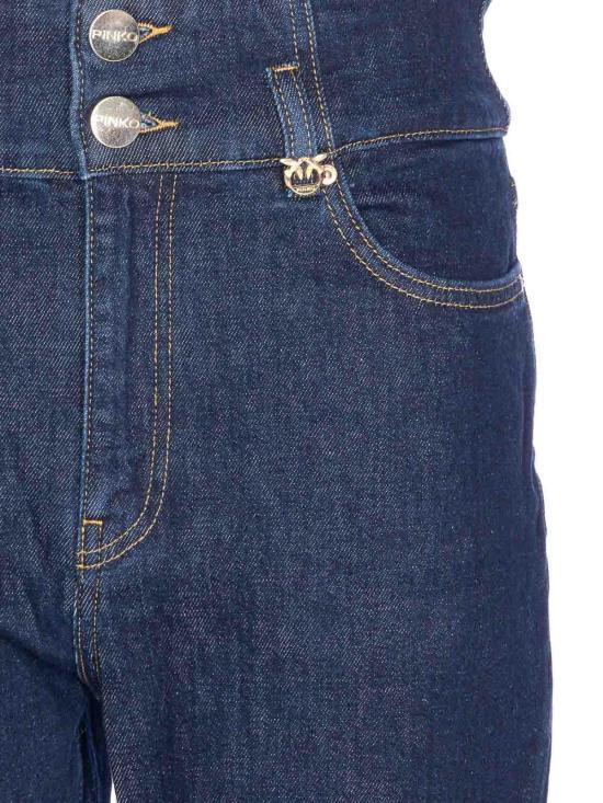 25FW 핑코 스트레이트 팬츠 105718A2UPPJL Blue - PINKO