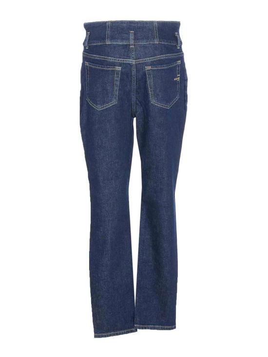 25FW 핑코 스트레이트 팬츠 105718A2UPPJL Blue - PINKO